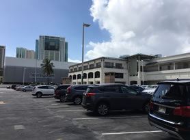 Famous Ala Moana shopping mall has been developing with more stores like bloomingdales from New York and Foodland super market